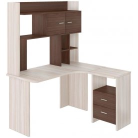 Письменный стол Домино Lite СКЛ-Угл130+НКЛХ-130 КШ-Ч правый