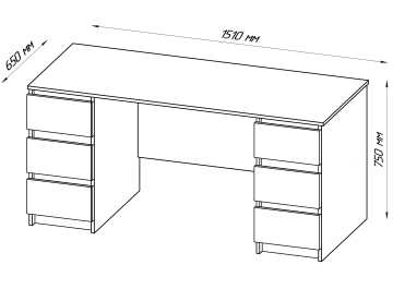 Письменный стол Кастор