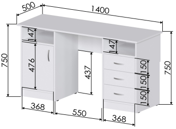 Письменный стол Хит-11