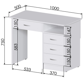 Письменный стол Хит-2
