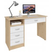 дуб сонома / белый