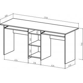 Письменный стол Лайт-10К