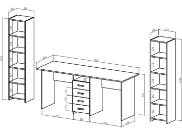 Письменный стол Лайт-11