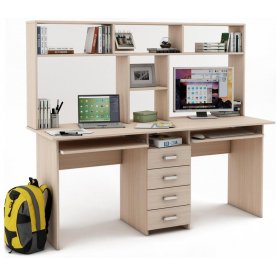 Письменный стол Лайт-11К с надстройкой