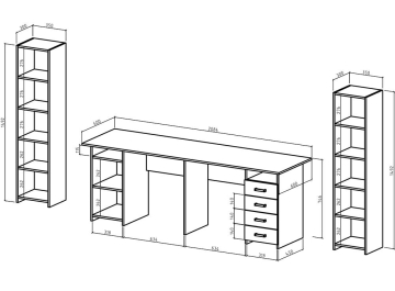 Письменный стол Лайт 13
