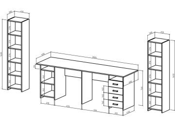 Письменный стол Лайт-13
