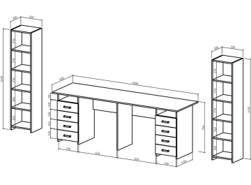 Письменный стол Лайт-15