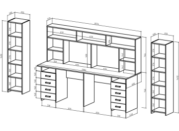 Письменный стол Лайт 15