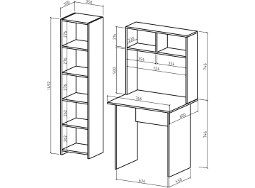 Письменный стол Лайт-1