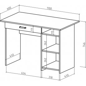 Письменный стол Лайт-3Я