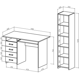 Письменный стол Лайт-4