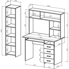 Письменный стол Лайт-5
