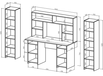 Письменный стол Лайт 6