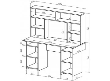 Письменный стол Лайт-6