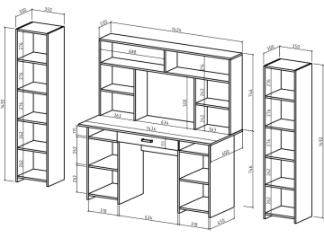 Письменный стол Лайт-6Я
