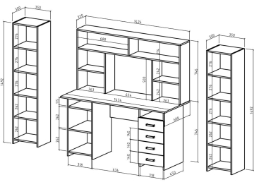 Письменный стол Лайт-7
