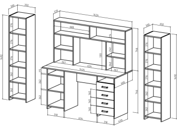 Письменный стол Лайт-7