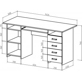 Письменный стол Лайт-7К