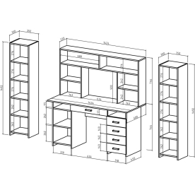 Письменный стол Лайт 7Я