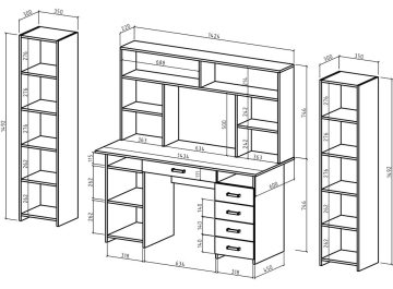 Письменный стол Лайт 7Я