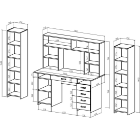 Письменный стол Лайт 7Я