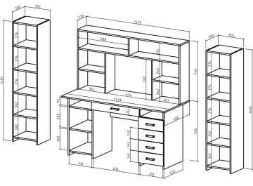 Письменный стол Лайт 7Я