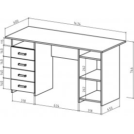 Письменный стол Лайт-8