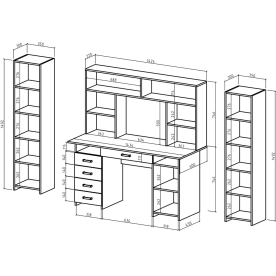 Письменный стол Лайт 8Я