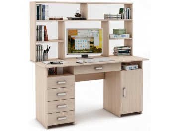 Письменный стол Лайт-7Я с надстройкой