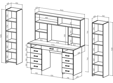 Письменный стол Лайт-9Я
