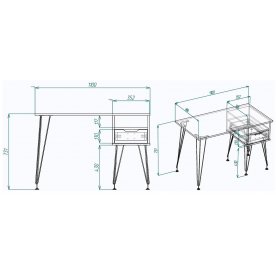 Письменный стол МегаKraft 11