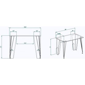 Письменный стол МегаKraft 1