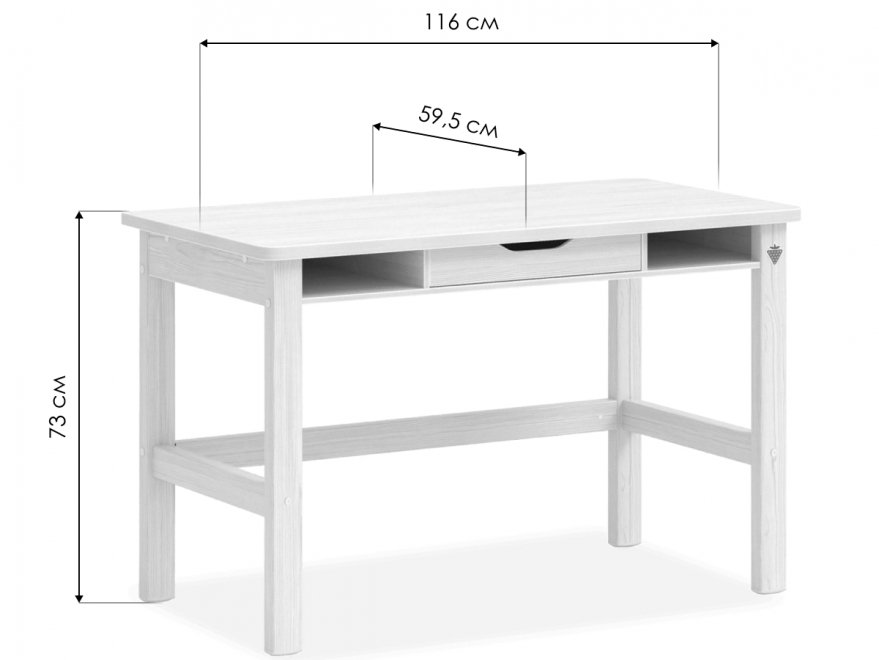 Письменный стол Montes Natural бук