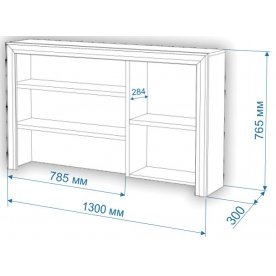 Письменный стол Нобиле СтЯ130+НСт130Д НЛа