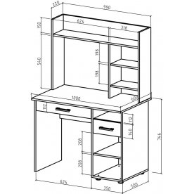 Письменный стол Остин-9Я
