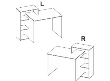 Письменный стол с полкой