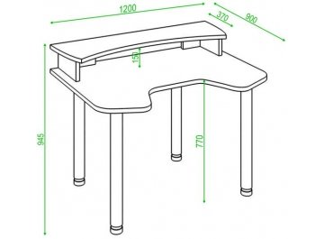 Письменный стол СКЛ-Игр120МО