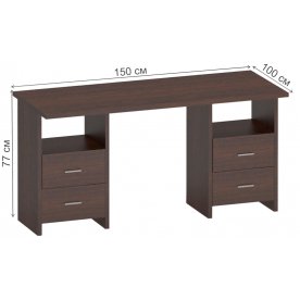 Письменный стол СКЛ-Прям150
