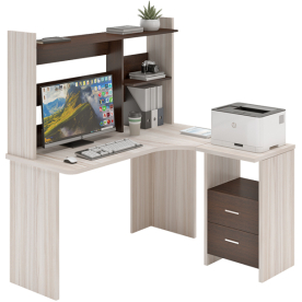 Письменный стол СКЛ-Угл130+НКЛ-130