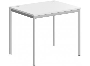 Письменный стол СП-3.1S белый / алюминий