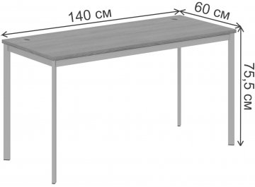 Письменный стол SkyLand IMAGO-S СП-3.1S 1400х600х755 с кромкой