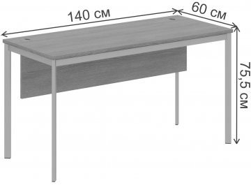 Письменный стол SkyLand IMAGO-S СП-3.1SD 1400х600х755 с кромкой