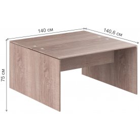 Письменный стол Skyland Wave W2ST 147 140х140,6х75 двухместный