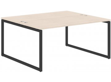 Письменный стол Skyland XQWST 1414 140х140,6х75 двухместный бук тиара / антрацит