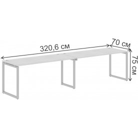 Письменный стол Skyland Xten-Q XQWST 3270 320,6х70х75 двухместный