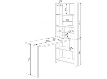 Письменный стол Лоревро-ОВХ