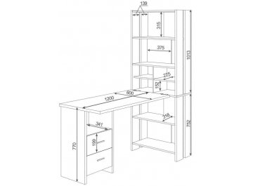Письменный стол Лоревро-ОВХ