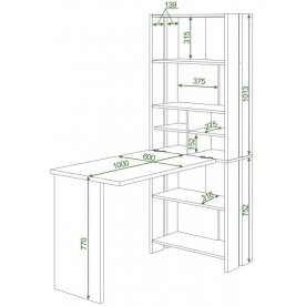 Письменный стол СТЛ-ОВХ