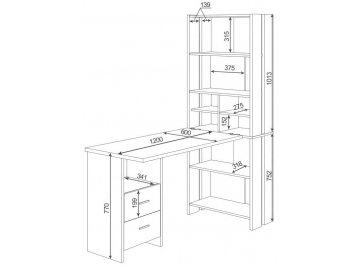 Письменный стол Лоревро-ОВХ