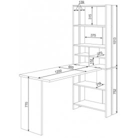 Письменный стол СТЛ-ОВХ